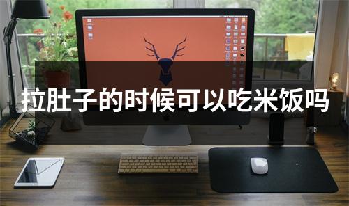 拉肚子的时候可以吃米饭吗