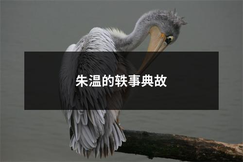 朱温的轶事典故